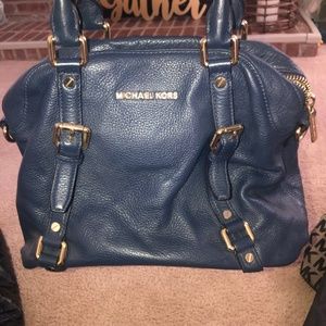 Blue Michael Kors Purse